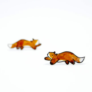 Náušnice: Lištičky ve skoku