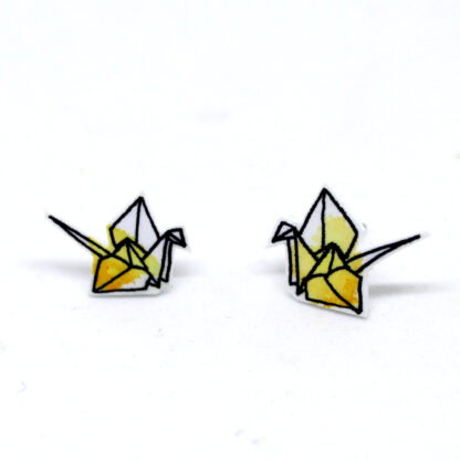 Náušnice: Origami jeřábi mini - Image 7
